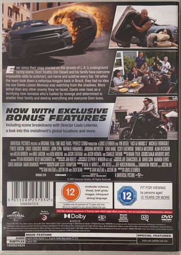 Fast X (DVD) Vin Diesel - New Sealed - Picture 2 of 2