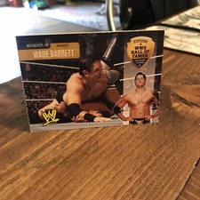 2010 WWE Magazine Future Hall Of Famer Perforated Card #18 Wade Barrett RC