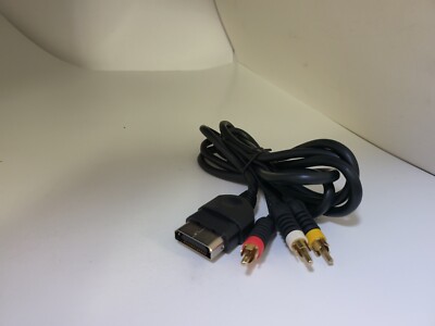 NEW Official Microsoft AV RCA Audio Video Cable For Original XBOX System #24i