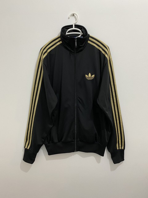 adidas firebird black gold