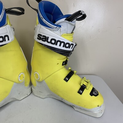 Salomon Ski Boots/Ylw/Adult/Xmax130 689 295mm 25/25.5 | eBay