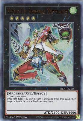 Wind-Up Arsenal Zenmaioh NM (#1) BROL 1st Brothers of Legend Yugioh
