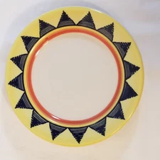 Homer Laughlin Salerno Sunburst Plate 6.25" Dessert Fruit EUC