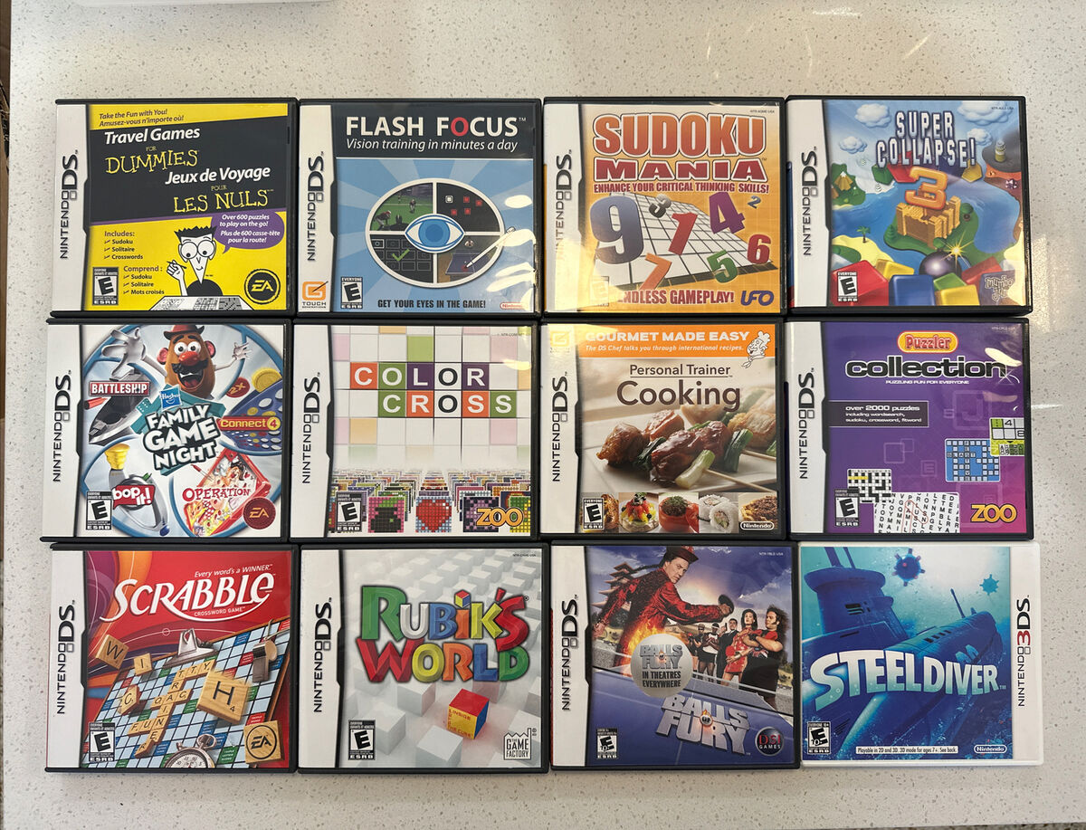 Nintendo DS Game Lot Of (12) With Case & Manuals | eBay