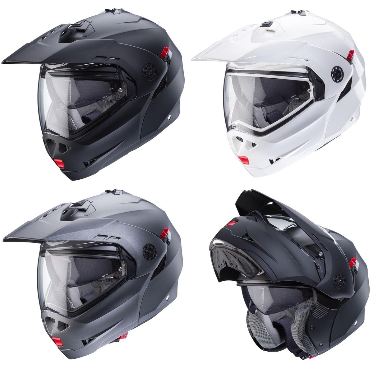 Caberg Tourmax X Plain Motorcycle Helmet Touring Motorbike Flip Up