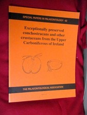 Palaeontology, Special Papers 62 Upper Carboniferous crustaceans and others Irel