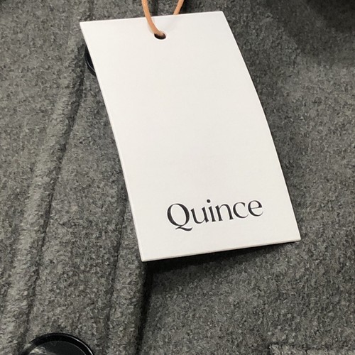 Quince Womens 100% Merino Wool Shirt Jacket Grey Size M - 第 2/5 張圖片