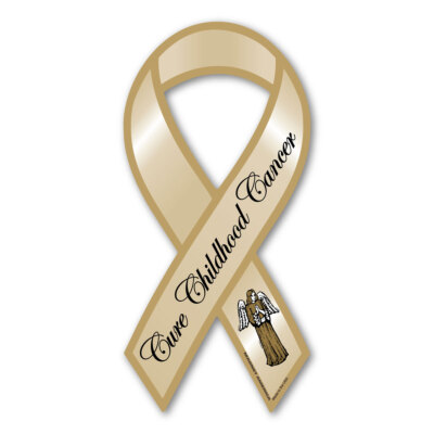Cure Childhood Cancer Ribbon Magnet