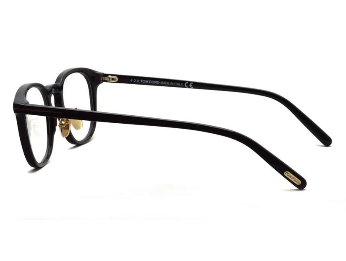 New Tom Ford Reading Glasses TF 5725-D-B 001 48-22 Black & Gold