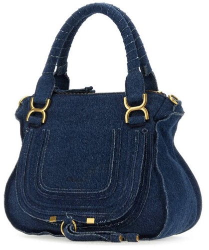 NWT & Bag CHLOE Marcie Denim Mini Crossbody Woman HandbagItem #CHC23AS595K5945D