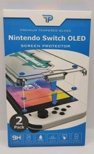 Power Theory Designed for Nintendo Switch 7" Screen Protector Tempered Glass New