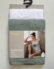 Damen Unterhemden 2er Pack Hemdchen Gr. M 40/42 Neu