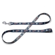 Detroit Tigers Cloth Pet Leash NEW MLB Dog Walk Collar Clip Wincraft
