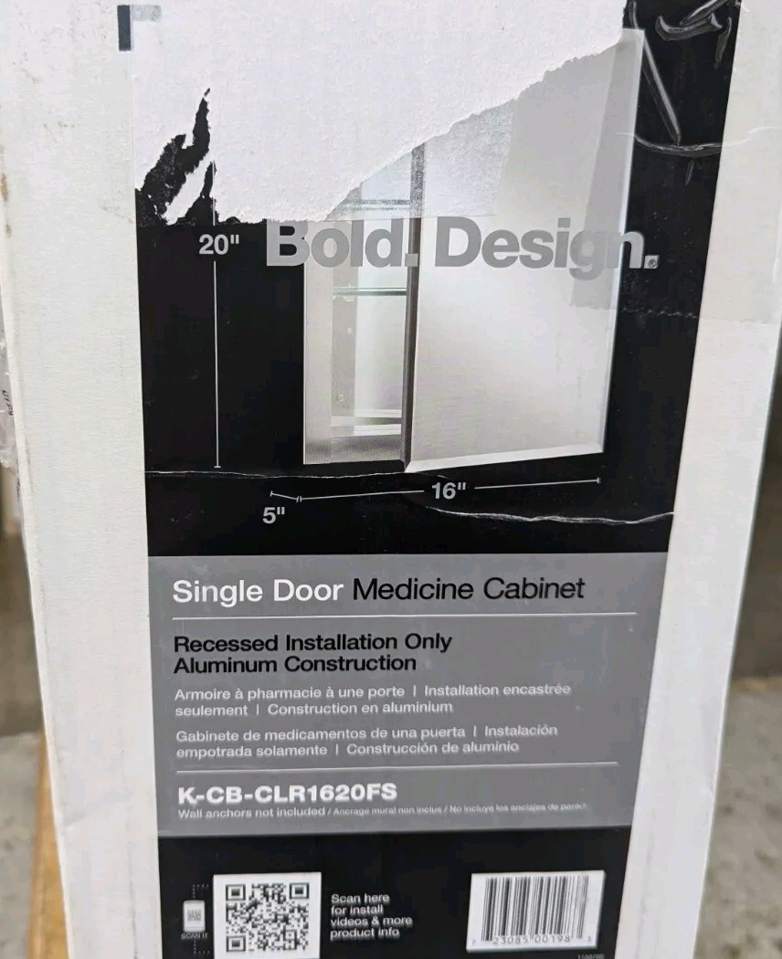 KOHLER CBCLR1620FS Remodeler 16X20 Single Door Medicine eBay
