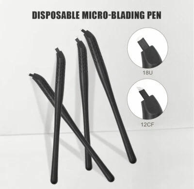 BIOMASER Microblading PRO Disposable Pen SPMU Manual Permanent Makeup Tool 12CF/18U