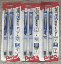 3 PACKS BluePentel Pearl Deluxe RTX Liquid Gel Pen, 0.5mm, Fine Line, Needle Tip