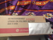 PRICE REDUCED 15%, LOT OF 10 LG Li-Polymer 3.7V Battery cells, Lithium Ion