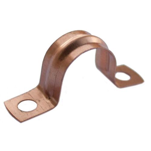 Oracstar Copper Saddle Pipe Clips (Pack of 6) ST7827 - Afbeelding 1 van 1