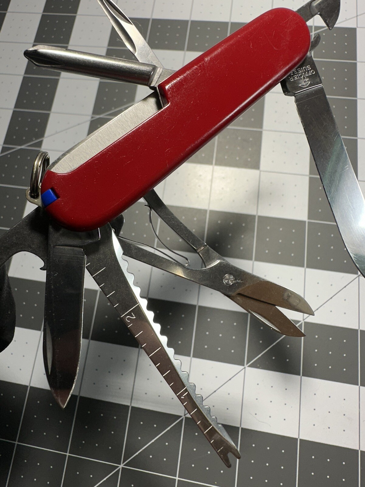 Victorinox Vintage Fisherman Swiss Army Folding Pocket Knife 91MM 7152 