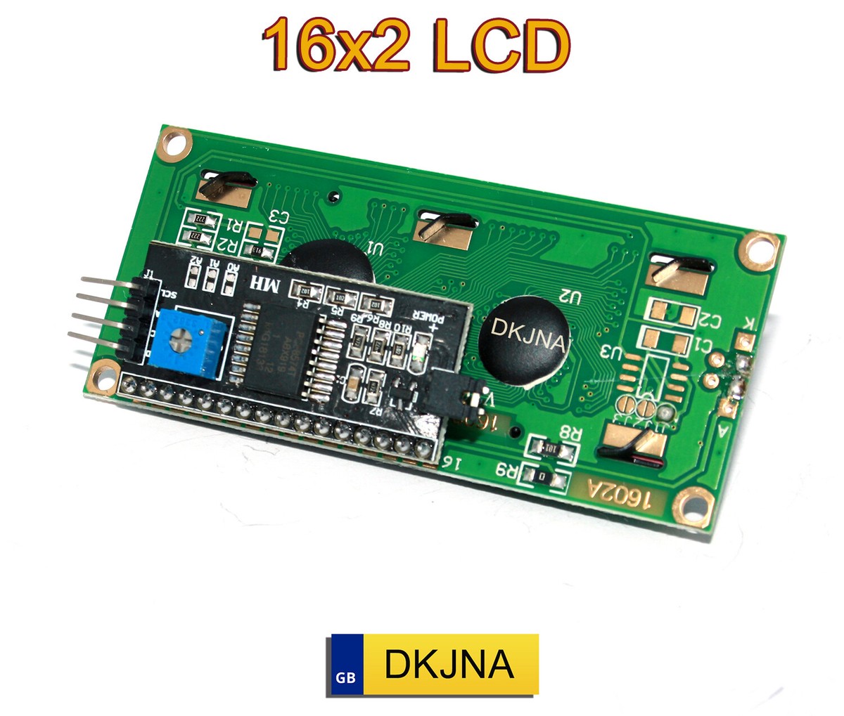Display LCD I2C 1602 Retroilluminato Blu Per Arduino - Modulo Display LCD I2C 1602 Retroilluminato Blu Per Arduino - Modulo