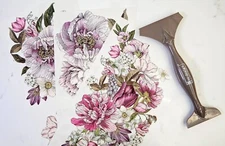 Redesign with Prima - Dreamy Florals 6"x12" 3 Sheets with Transfer Tool