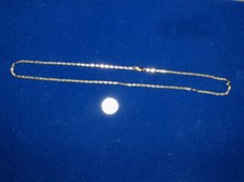 Yellow Gold Filled Flat Snake Link Chain 20"