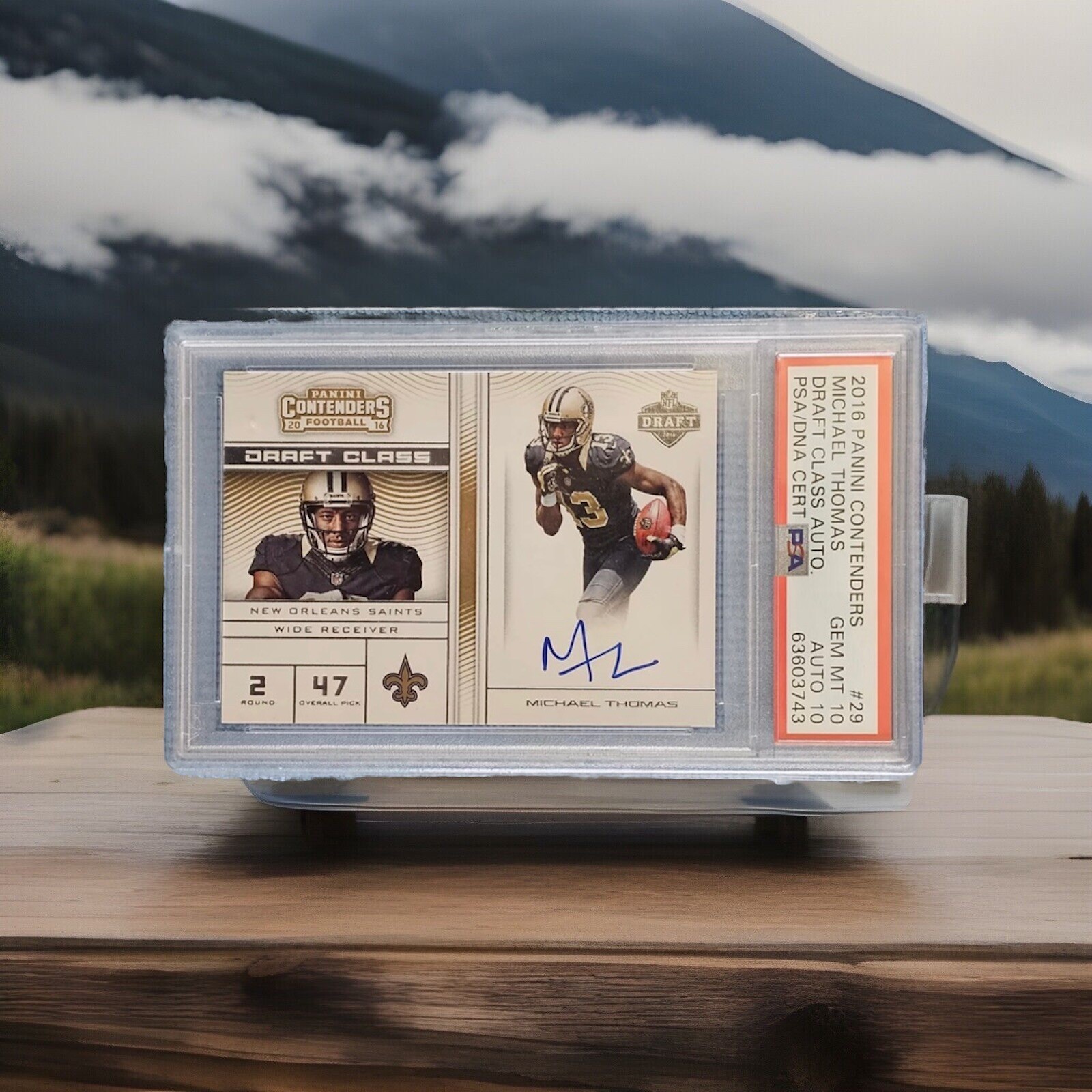 Michael Thomas Panini Contenders Draft Class Autographs #29 Base