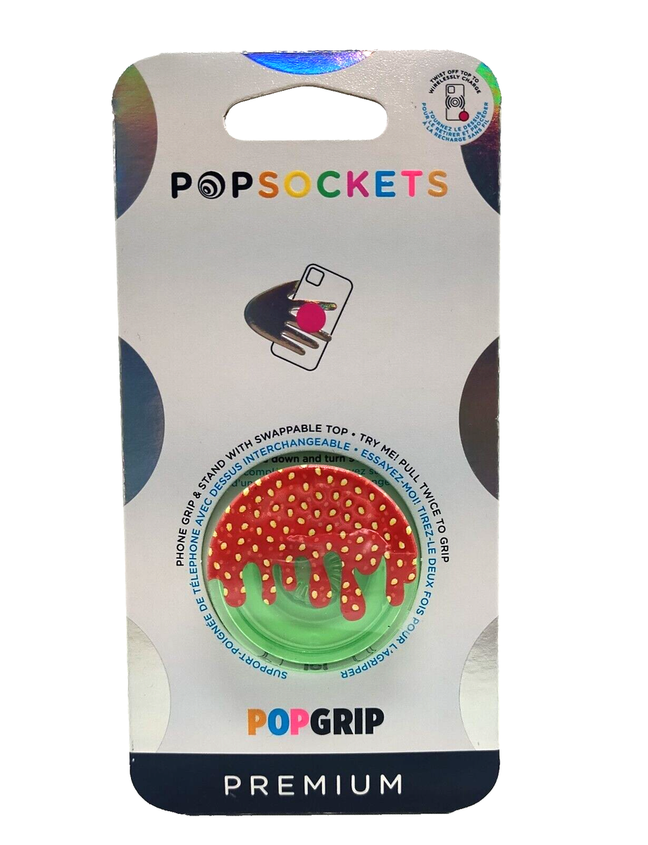 PopSockets Phone Grip Stand Strawberry Jam Drip POPGRIP Popsocket