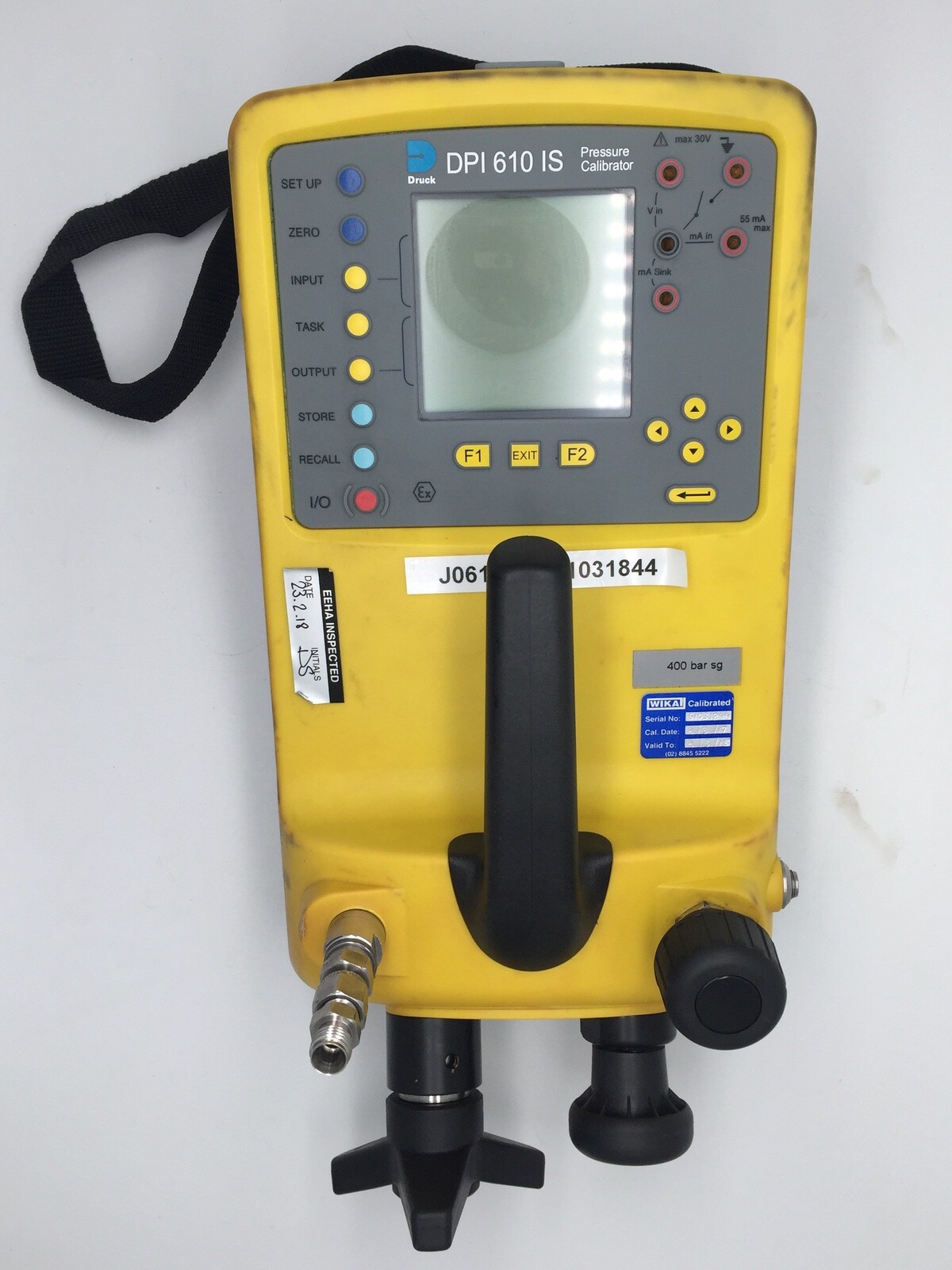 Druck DPI 610 IS Portable Hydraulic Pressure Calibrator 400 bar 30Vdc