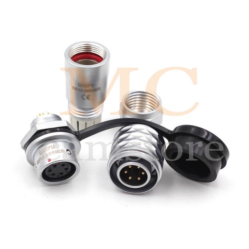 SF12 WEIPU 6Pin Panel Mount Waterproof IP67 Connector,Electrical Cable Connector - Picture 3 of 6