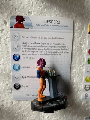DC HeroClix Arkham Asylum Despero #054 Super Rare