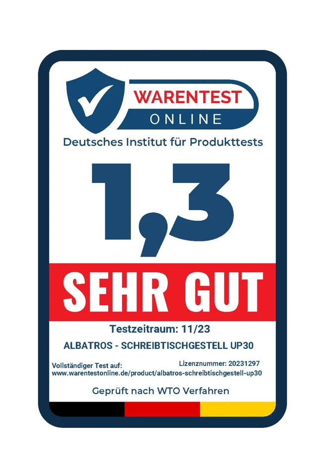 Schreibtisch Gestell elektrisch UP30 höhenverstellbares Tischgestell - Bild 2 von 2