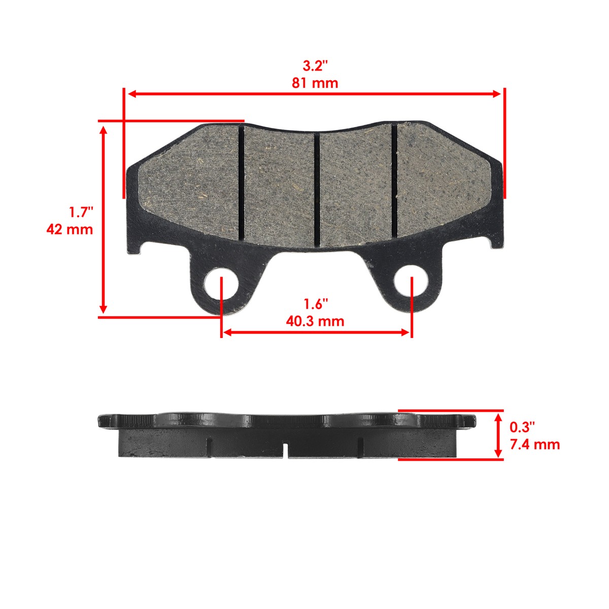 Front Brake Pads for Honda NHX110 Elite 110 / SH150I 06455-GCS-405