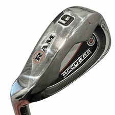 LEFTY Ram Accubar Holla Back 6 Iron Ram Pro Gold Steel Shaft 37.5  