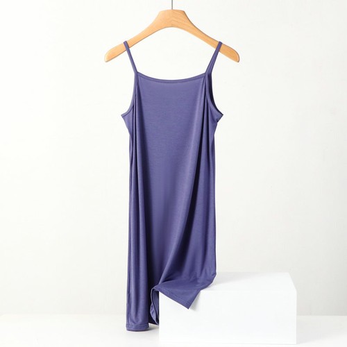 Women Camisole Cotton Under Dress Loose Petticoat Underskirt Chemise Nightie - Picture 12 of 29