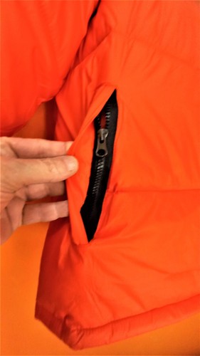 Piumino/Giaccone in piuma d'oca Nuptse Nuovo Orange - Foto 3 di 12