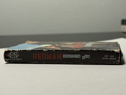 Redman Whateva Man Cassette Tape Single 2 tracks 1996 Rush Associated Records - Picture 4 of 4