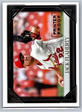 2021 Topps Gallery Printer Proof SP #106 Jack Flaherty St. Louis Cardinals