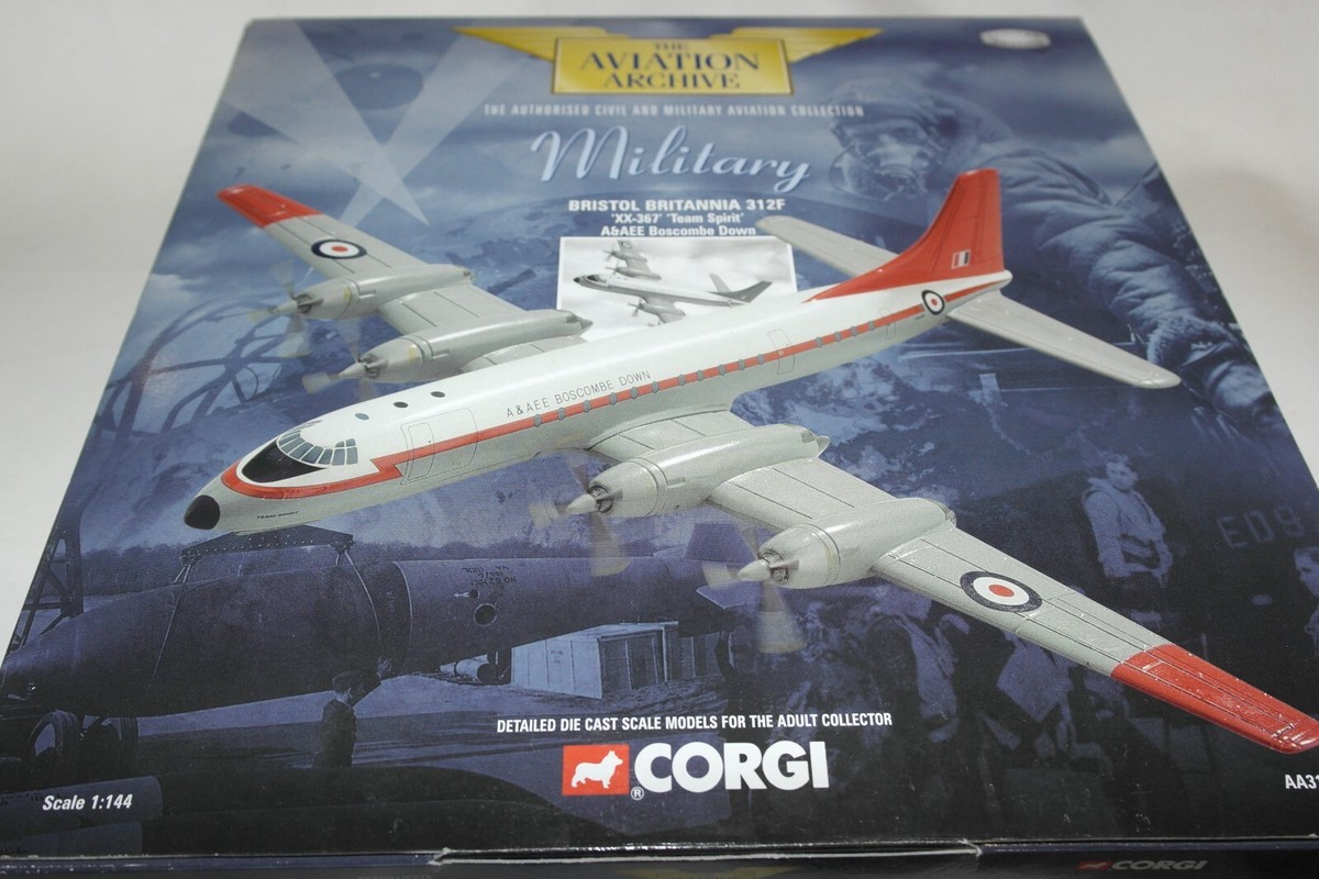 Avion Bristol Britannia 312F – Corgi Classics AA31502 – Collection 1/144 état Correct