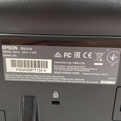 Epson WorkForce DS-510 Desktop Sheetfed Color Document Scanner