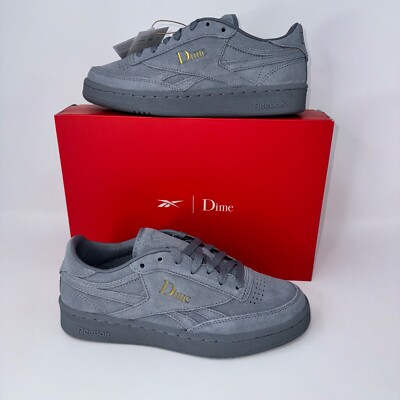 Reebok Dime x Club C Revenge Men's Grey Asteroid Dust Low Sneakers - Size 6.5