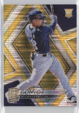 2019 Panini Chronicles Spectra Gold Pulsar Prizm /10 Keston Hiura #6 nd3