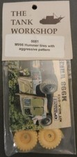 Tank Workshop 0081 135 M998 Hummer Tires Waggressive Pattern