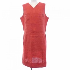 CHANEL, Dress, P07001V04682 96P, Vintage, Red, Sleeveless, Made in France,Good