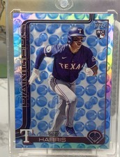 2025 Topps Series 2 Dustin Harris Rookie Parallel /50 #374 Texas Rangers