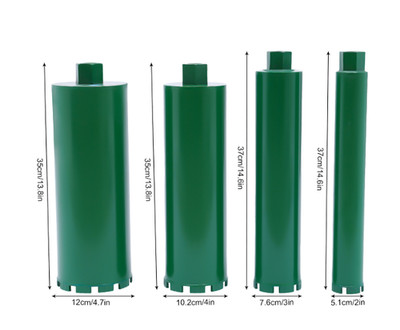 2'' /3'' /4''/ 4.7'' Set Wet Diamond Core Drill Bit Concrete Brick Drilling Bits