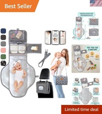 Portable Changing Pad for Baby Shower Gifts  New Mom Gifts, Travel Diaper Ch...