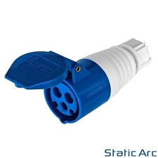 16A 3-PIN INDUSTRIAL PLUG SOCKET MALE FEMALE 2P+EARTH CAMPING CARAVAN IP44 240V