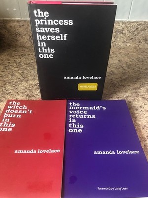 Amanda Lovelace Women Are Some Kind of Magic Trilogy HC PB Like New