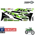 For Kawasaki Custom Graphics Sticker Decal Motocross Green KLX230 S R 2024